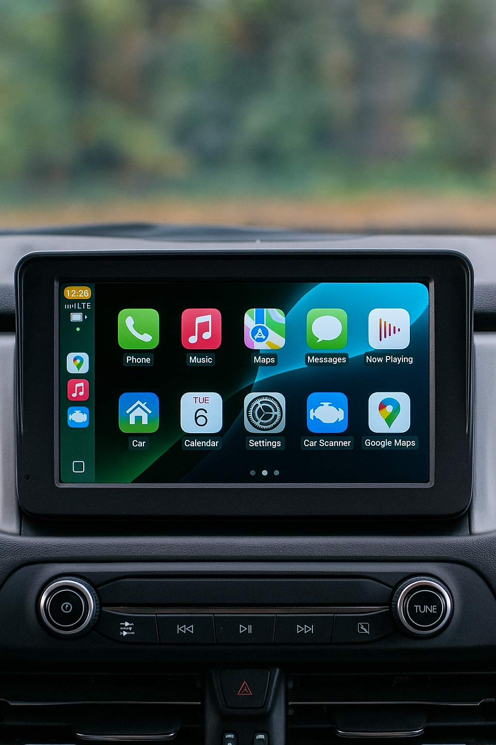 O!Real смарт монитор - с поддръжка на  Android Auto и Carplay за кола