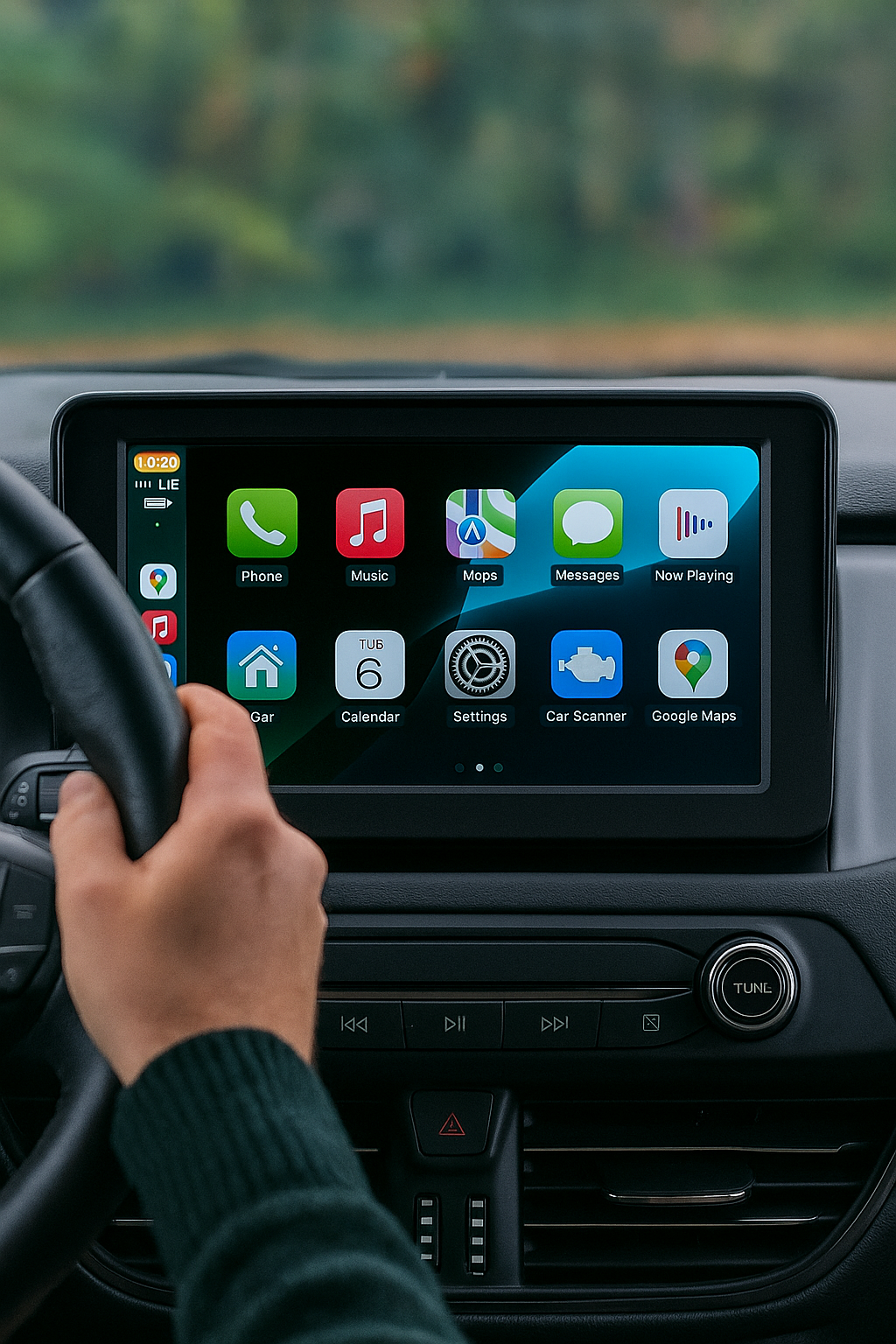 O!Real смарт монитор - с поддръжка на  Android Auto и Carplay за кола